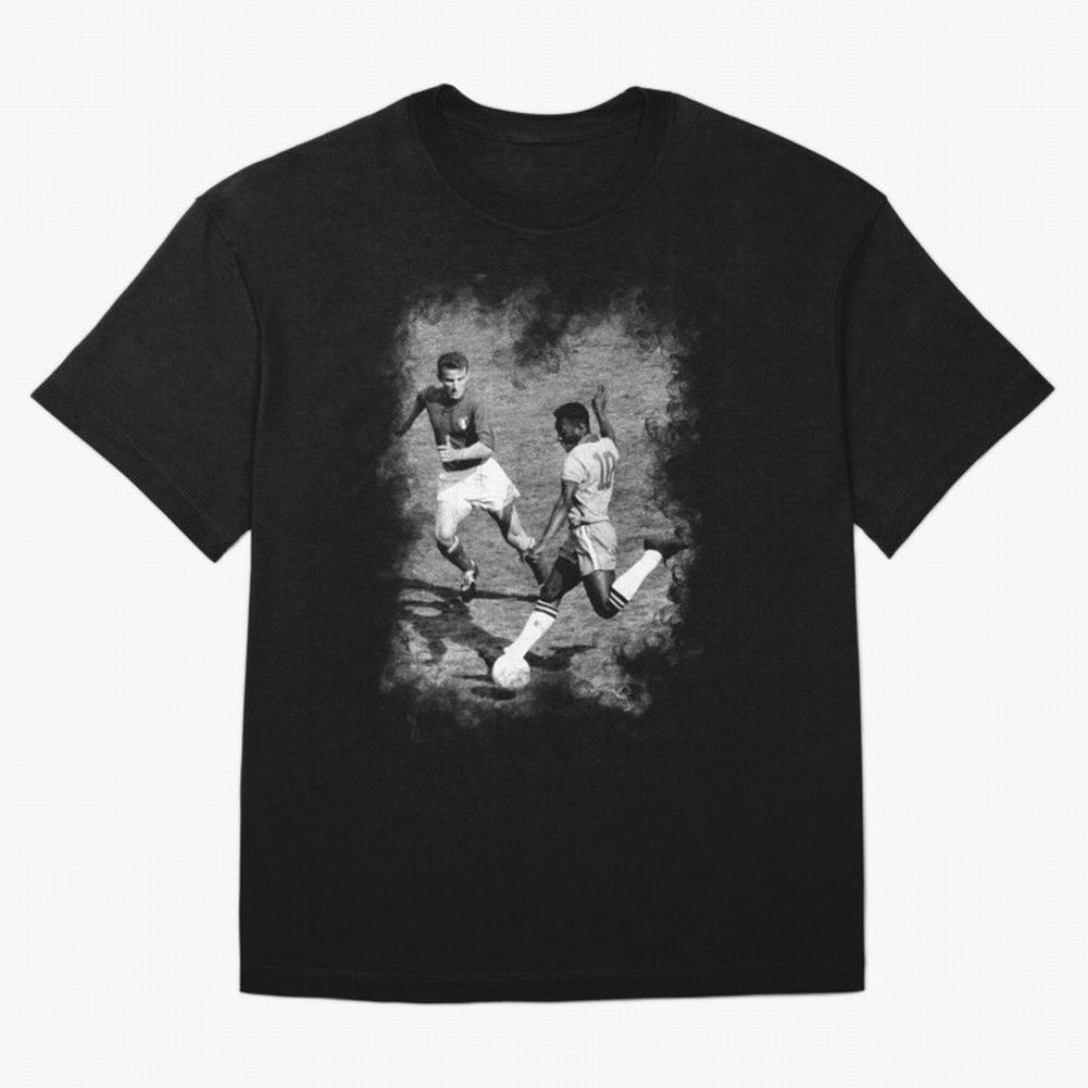 Pele Oversized T-Shirt Celebrate Classic Football Spirit in FIFA World Cup 2026 Group Stage for Fans of Messi, CR7 and Mbappe and Spain, Bringing Fan Favorite Moments, National Team Passion, Big Match Drama and Soccer History; Ideal for Fans Who