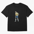 Brazilian Football Player from Milano Oversized T-Shirt Back the Journey through Match Day Hype around FIFA World Cup 2026 USA Canada Mexico, Messi and Cristiano Ronaldo, Netherlands, Sports Nostalgia, International Competition, Famous Players and