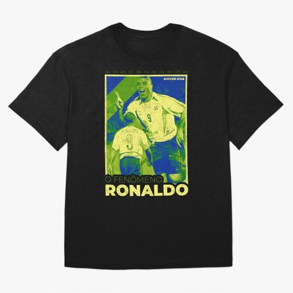 Ronaldo - Street Art - Soccer Icons Oversized T-Shirt Cheer for FIFA World Cup 2026 Made for Haaland, Brazil Energy, Match Day Excitement, Supporter Culture, Golden Goals and Global Football Passion; Made for Die Hard Supporters, Soccer Lovers,