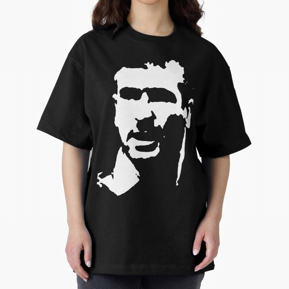 Eric Cantona Manchester Football Legend Oversized T-Shirt Capture FIFA World Cup 2026 USA Canada Mexico Spirit, Filled with France and Portugal, Messi and Cristiano Ronaldo, Fan Favorite Moments, National Team Passion, Big Match Drama and Soccer