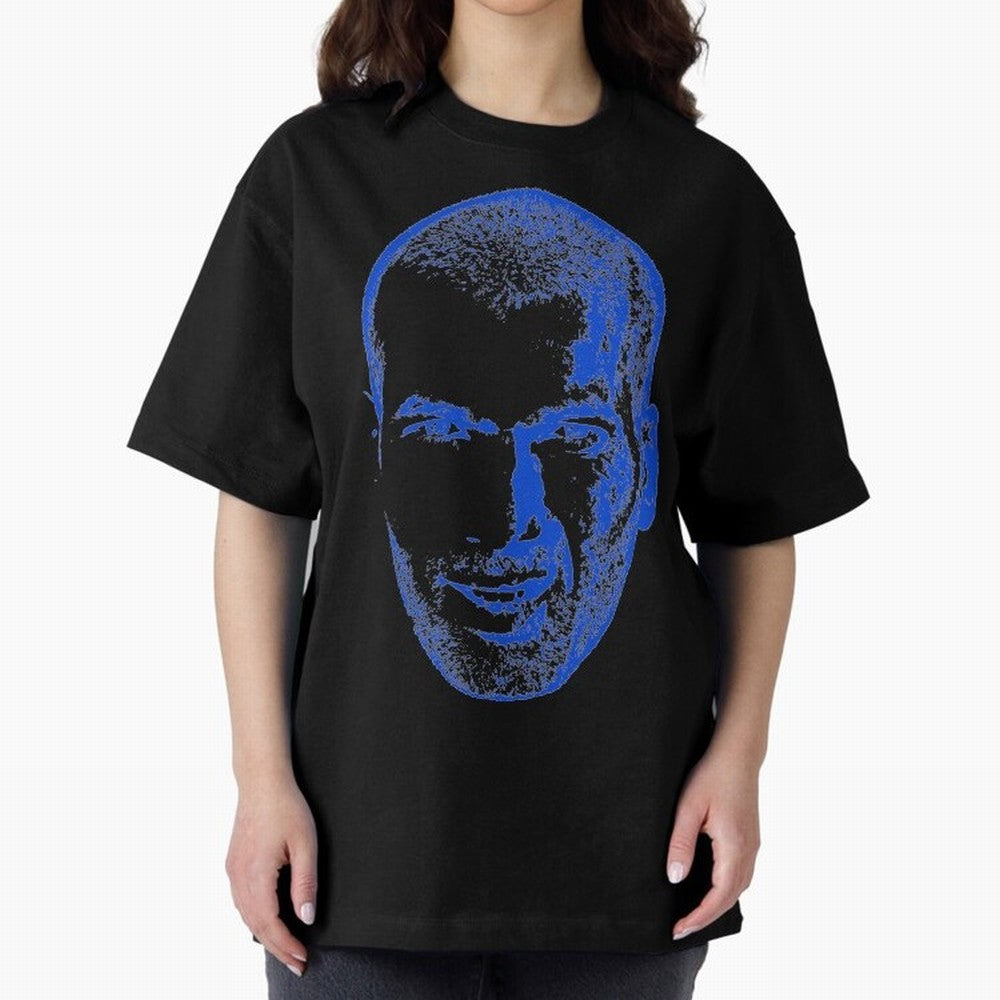 Zizou Zidane Oversized T-Shirt Bring Global Tournament Vibes to Global Football Passion for FIFA World Cup 2026, Inspired by Messi and Cristiano Ronaldo, Brazil, Worldwide Fan Energy, Dramatic Goals, Stadium Lights and Championship Celebrations;