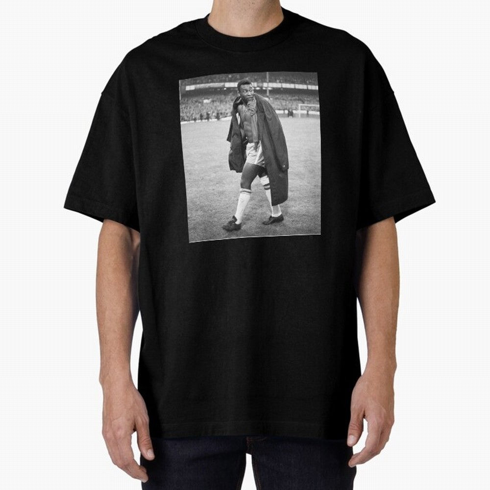 Pele Oversized T-Shirt Feel the Trophy Chase of the FIFA World Cup 2026 USA Canada Mexico Journey through Neymar Highlights, Argentina, France and Brazil Pride, Stadium Memories, Football Loyalty, International Chants and Championship Tradition;