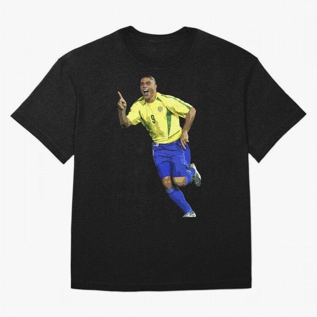 Ronaldo Nazario Oversized T-Shirt Turn Up for FIFA World Cup 2026 for Fans of Messi and Cristiano Ronaldo and England, Bringing Football Passion, Legendary Performances, Festival Vibes and Supporter Community; Ideal for Football Dads, Football