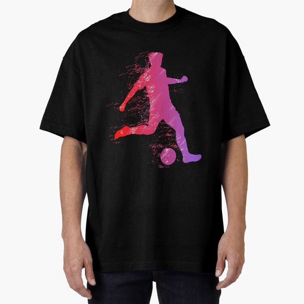 Soccer Player Shoot Oversized T-Shirt Make Every Match About the FIFA World Cup 2026 Group Stage Journey through Messi, Neymar and Mbappe Highlights, Argentina and Brazil Pride, Supporter Pride, Iconic Celebrations, Legendary Names and Global Match