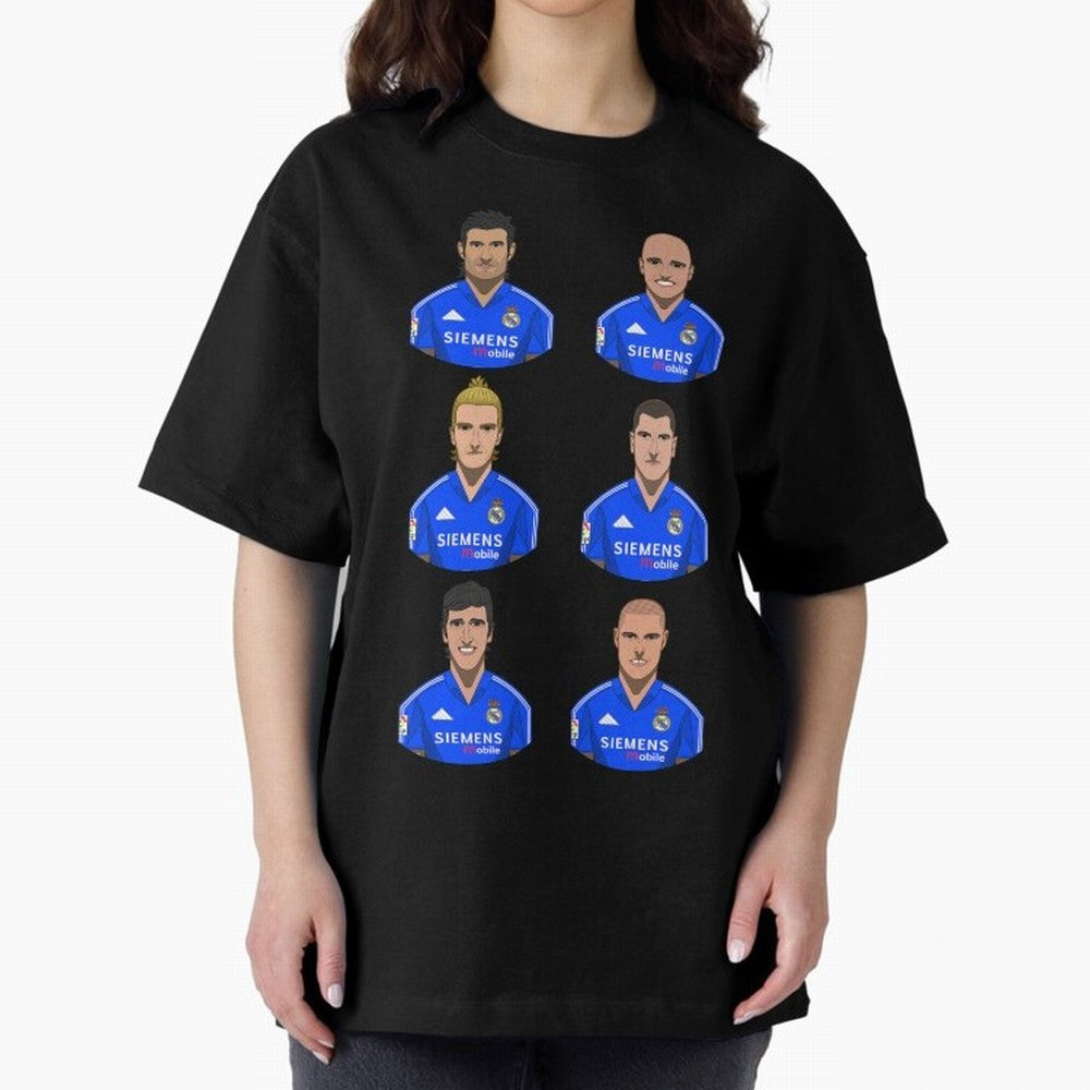 Los Galacticos Oversized T-Shirt Support the Legends of FIFA World Cup 2026 USA Canada Mexico for Fans of Mbappe and Neymar and Spain, Bringing Football History, Final Match Energy, Crowd Noise and Once in a Lifetime Moments; Great for Supporters