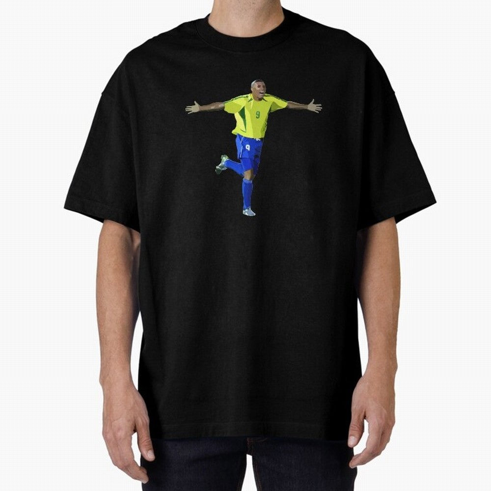 Brazilian Legend Ronaldo Oversized T-Shirt Capture the FIFA World Cup 2026 Journey through Messi and Cristiano Ronaldo Highlights, Argentina Pride, Champion Mindset, Group Stage Buzz, Knockout Tension and Passionate Fan Culture; Perfect for