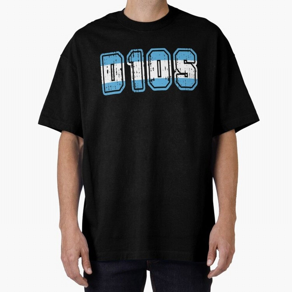 Dios Oversized T-Shirt Celebrate Fan Culture around Match Day Hype around FIFA World Cup 2026, Messi and Cristiano Ronaldo, Netherlands, Global Supporter Spirit, Legendary Goals, National Colors and Tournament Celebration; Made for Die Hard