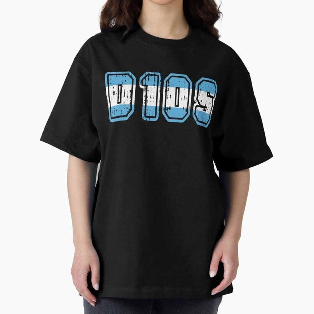 Dios Oversized T-Shirt Celebrate Fan Culture around Match Day Hype around FIFA World Cup 2026, Messi and Cristiano Ronaldo, Netherlands, Global Supporter Spirit, Legendary Goals, National Colors and Tournament Celebration; Made for Die Hard