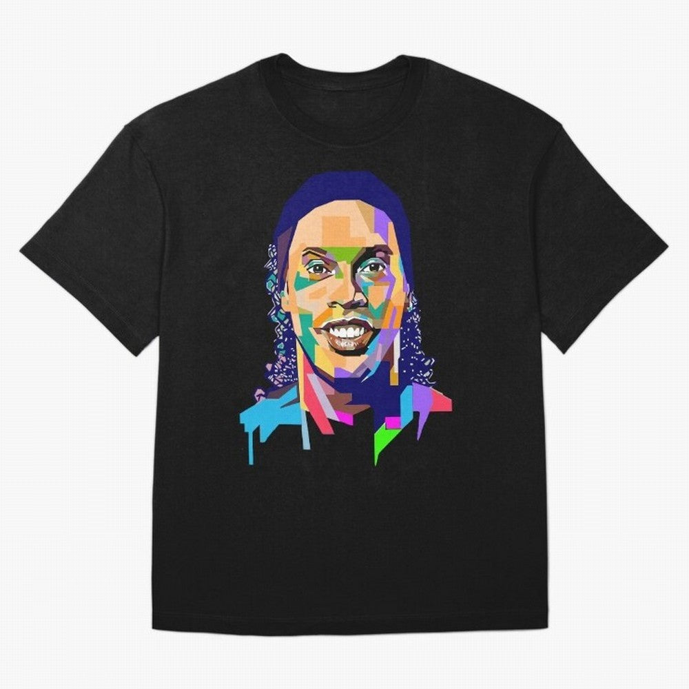 Ronaldinho Oversized T-Shirt Feel the Roar of Match Day Hype around FIFA World Cup 2026 Group Stage, CR7, France and Portugal, Stadium Memories, Football Loyalty, International Chants and Championship Tradition; Perfect for Supporters Who Want Bold