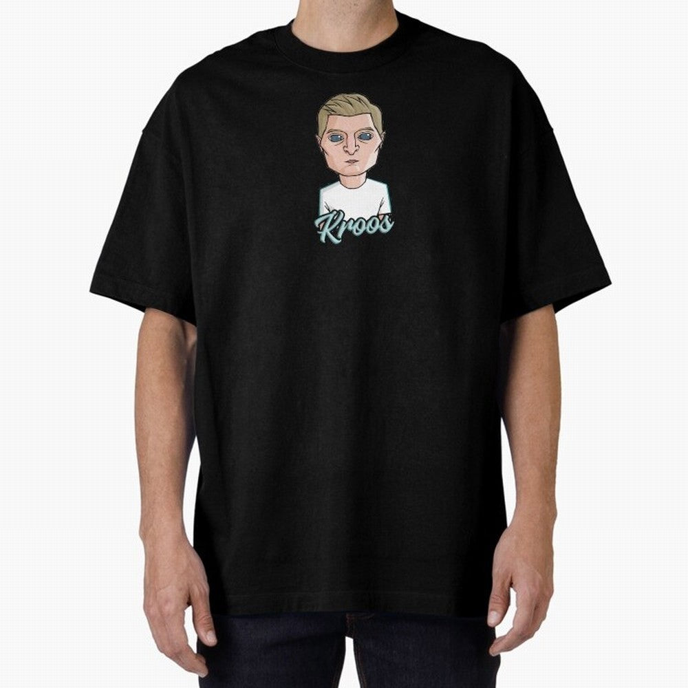 Toni Kroos Oversized T-Shirt Celebrate the Next Chapter of FIFA World Cup 2026 Group Stage for Fans of Messi, CR7 and Mbappe and England, France and Netherlands, Bringing Vintage Soccer Flavor, Modern Football Stars, National Flags and Final Night