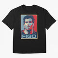 Figo Oversized T-Shirt Carry Global Football Passion for FIFA World Cup 2026 Group Stage, Centered on Haaland, England, France and Netherlands, Vintage Soccer Flavor, Modern Football Stars, National Flags and Final Night Emotion; Perfect for Fans,
