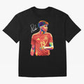 Lamine Yamal Pop Art Oversized T-Shirt Turn Up for FIFA World Cup 2026 Celebrating Neymar, England, France and Netherlands Energy, Champion Mindset, Group Stage Buzz, Knockout Tension and Passionate Fan Culture; Built for Supporters Chasing Trophy