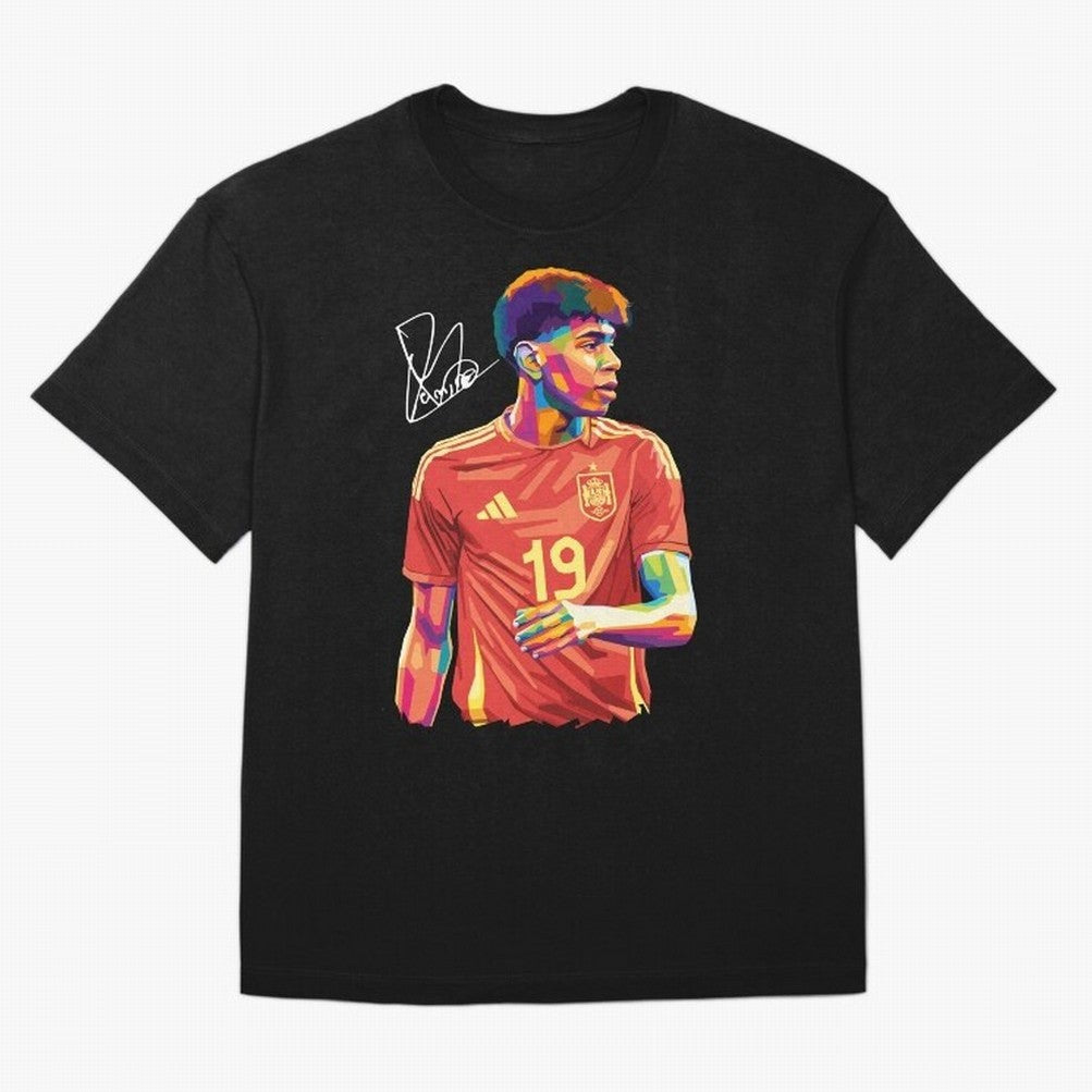 Lamine Yamal Pop Art Oversized T-Shirt Turn Up for FIFA World Cup 2026 Celebrating Neymar, England, France and Netherlands Energy, Champion Mindset, Group Stage Buzz, Knockout Tension and Passionate Fan Culture; Built for Supporters Chasing Trophy