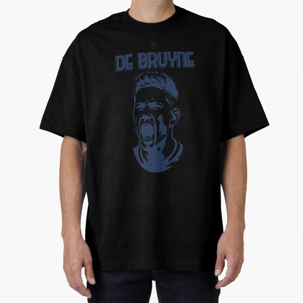 SSC NAPOLI KEVIN DE BRUYNE Oversized T-Shirt Enjoy the Biggest Football Party of FIFA World Cup 2026 Highlighting Mbappe, Brazil Energy, Goal Celebration Energy, Supporter Heritage, Football Icons and Worldwide Tournament Joy; Ideal for Football