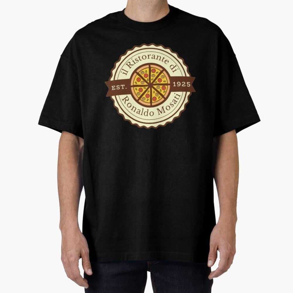 il Ristorante di Ronaldo Mosati Oversized T-Shirt Show Support during FIFA World Cup 2026 USA Canada Mexico Spirit, Driven by Brazil, Messi and Cristiano Ronaldo, Championship Spirit, Famous Goals, Roaring Crowds and International Football Unity;