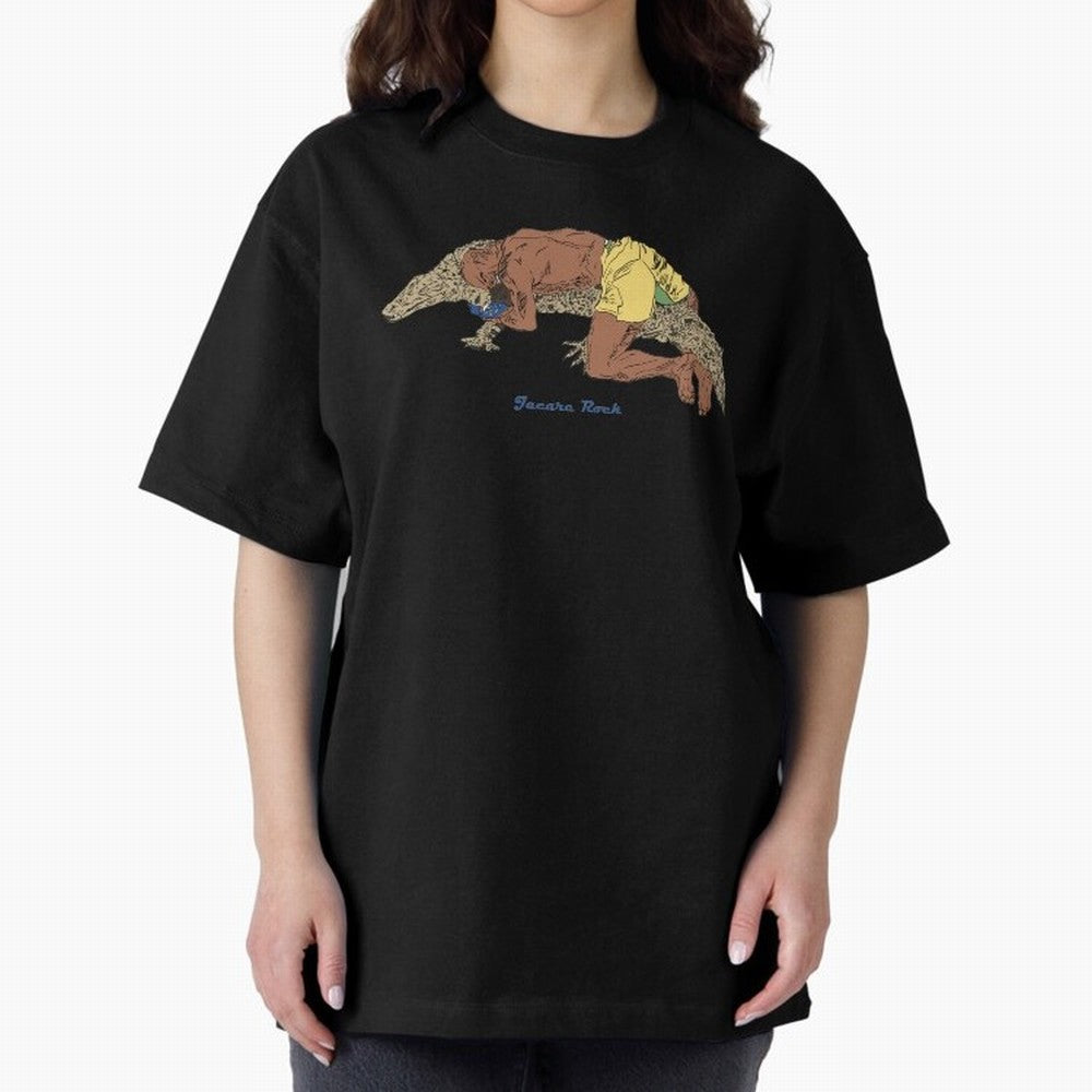 jacare rock Oversized T-Shirt Bring Match Day Fire to FIFA World Cup 2026 USA Canada Mexico Spirit, Built around Argentina, France and Brazil, Neymar, Champion Mindset, Group Stage Buzz, Knockout Tension and Passionate Fan Culture; Made for Die