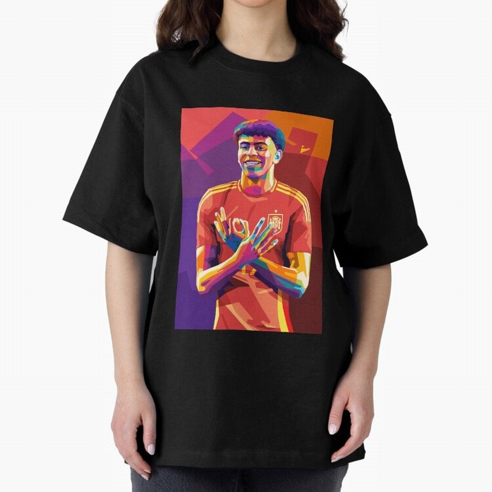 Lamine Yamal Spain Oversized T-Shirt Make the Season About FIFA World Cup 2026 Group Stage Driven by CR7 and Messi, France and Portugal Energy, Worldwide Fan Energy, Dramatic Goals, Stadium Lights and Championship Celebrations; Great for Supporters