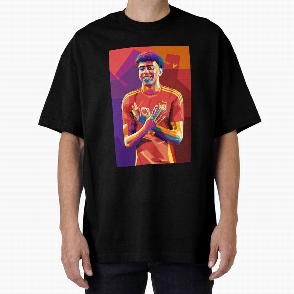 Lamine Yamal Spain Oversized T-Shirt Make the Season About FIFA World Cup 2026 Group Stage Driven by CR7 and Messi, France and Portugal Energy, Worldwide Fan Energy, Dramatic Goals, Stadium Lights and Championship Celebrations; Great for Supporters