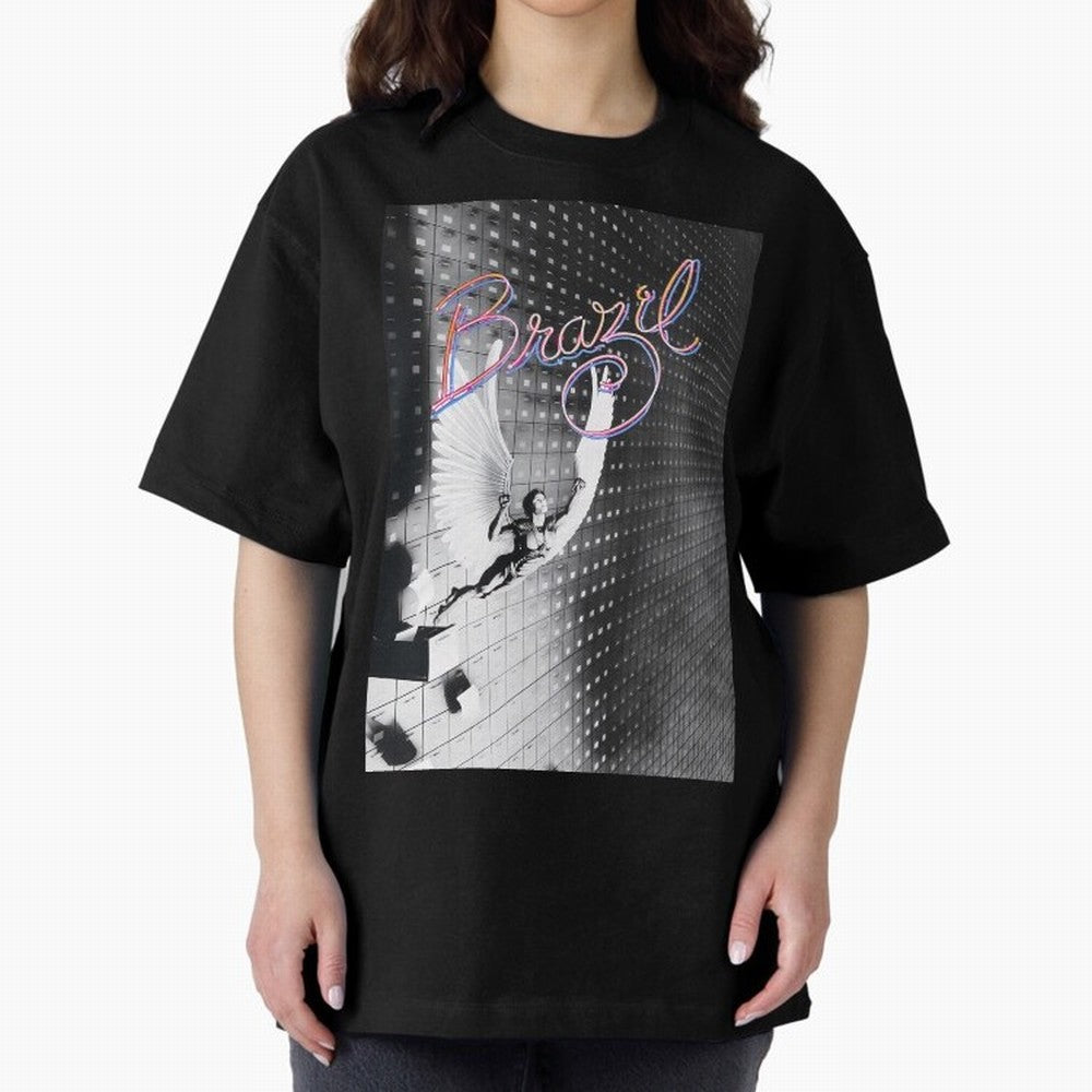 Brazil Oversized T-Shirt Fuel FIFA World Cup 2026 USA Canada Mexico for Fans of Cristiano Ronaldo, Haaland and CR7 and England, France and Netherlands, Bringing Stadium Memories, Football Loyalty, International Chants and Championship Tradition;
