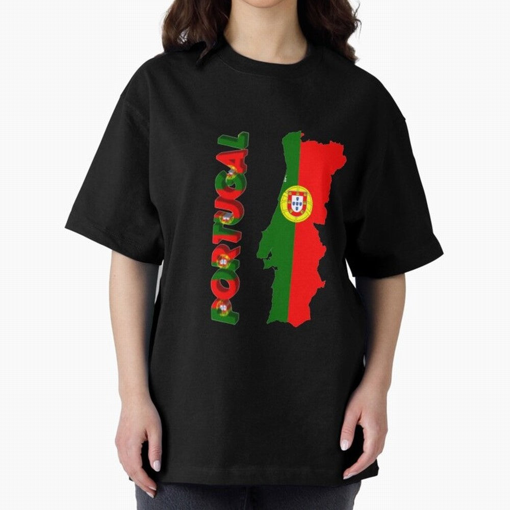 Portugal, a dream country... with Bethlehem its most visited attraction. Oversized T-Shirt Showcase FIFA World Cup 2026 USA Canada Mexico Spirit, Centered on Germany, Mbappe and Neymar, Vintage Soccer Flavor, Modern Football Stars, National Flags