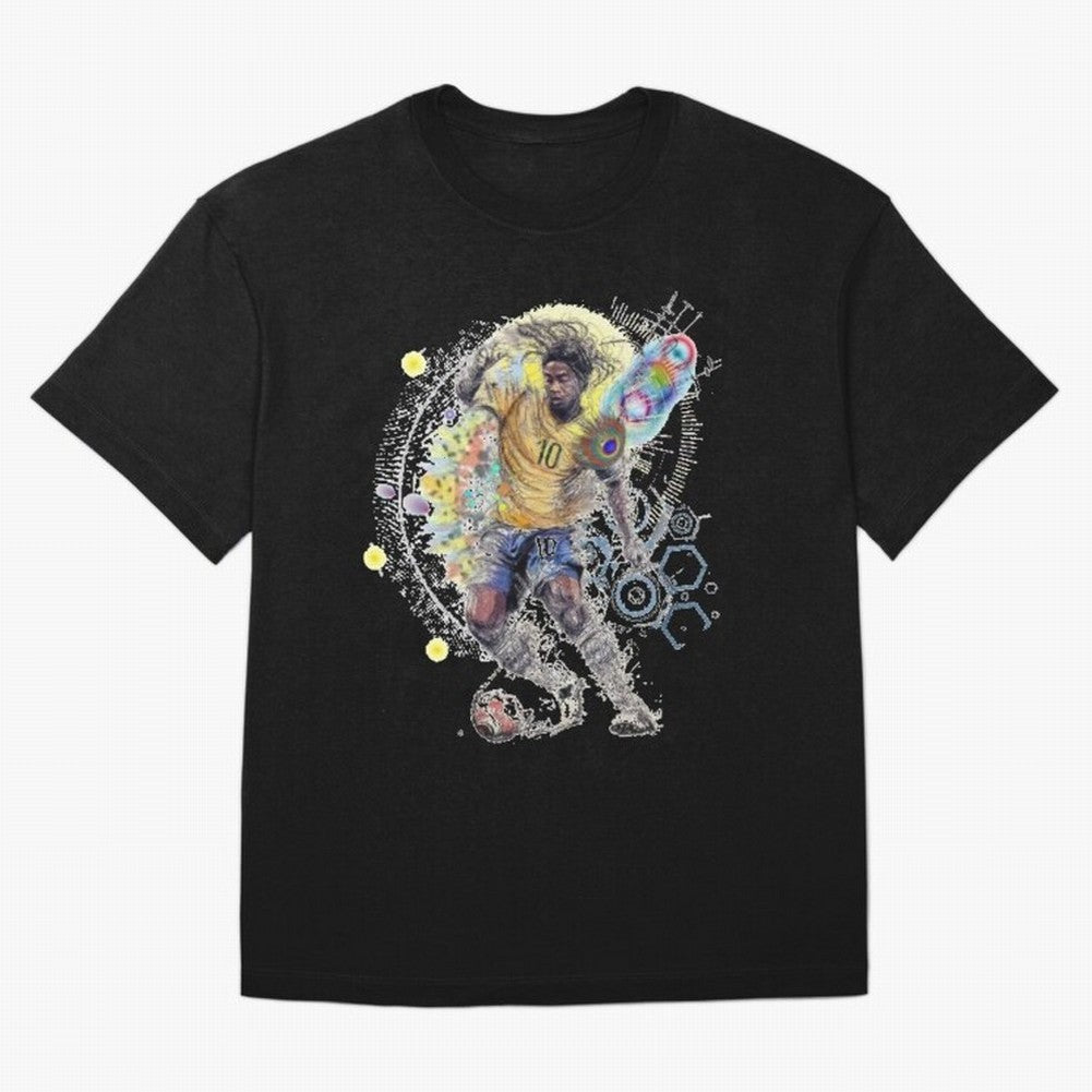 Ronaldin Football Player Oversized T-Shirt Feel the Roar of Global Football Passion for FIFA World Cup 2026, Celebrating Neymar, Haaland and Cristiano Ronaldo, Germany, Global Supporter Spirit, Legendary Goals, National Colors and Tournament