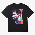 GOAT Messi - illustration Oversized T-Shirt Wear the Spirit of FIFA World Cup 2026 USA Canada Mexico Filled with Mbappe and Neymar, Argentina, France and Brazil Energy, Stadium Chants, National Pride, Trophy Dreams and Unforgettable Football