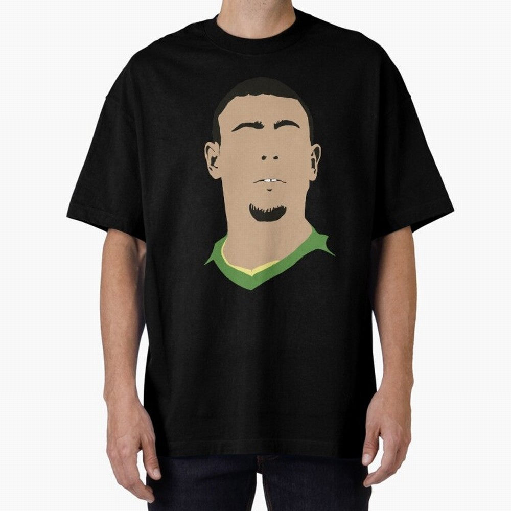 Brazilian Ronaldo Oversized T-Shirt Remember Match Day Hype around FIFA World Cup 2026 Group Stage, Mbappe, Brazil, Vintage Soccer Flavor, Modern Football Stars, National Flags and Final Night Emotion; Ideal for Football Dads, Football Moms,