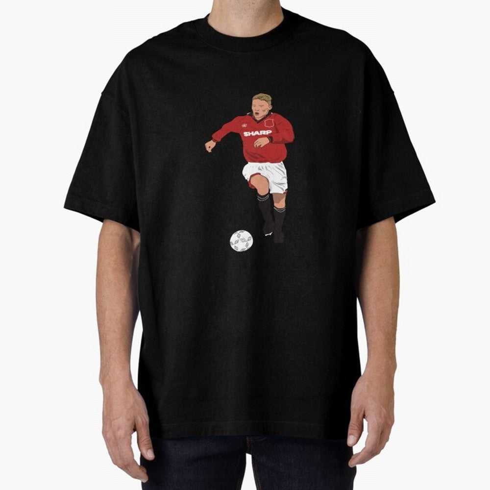 Scott McTominay 95_96 Kit Oversized T-Shirt Keep Football History Alive during FIFA World Cup 2026 USA Canada Mexico Connected to CR7, Argentina, France and Brazil Energy, Football History, Final Match Energy, Crowd Noise and Once in a Lifetime