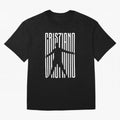Christiano Ronaldo Icon black Jersey 2023 Oversized T-Shirt Elevate the FIFA World Cup 2026 Journey through CR7 and Messi Highlights, Argentina and Brazil Pride, Sports Nostalgia, International Competition, Famous Players and Unforgettable