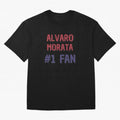 Alvaro Morata - #1 Fan Oversized T-Shirt Join Supporters Worldwide for FIFA World Cup 2026 Group Stage Spirit, Driven by England, Mbappe, Tournament Hype, Historic Matchups, Family Viewing Parties and Global Sports Pride; Made for Collectors Who