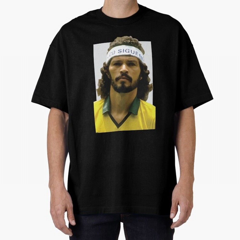 Scrates Football legend Oversized T-Shirt Support Your Favorite Stars during FIFA World Cup 2026 Group Stage Highlighting Cristiano Ronaldo, Haaland and CR7, Brazil Energy, Game Day Rituals, Football Legends, Country Pride and the Road to the