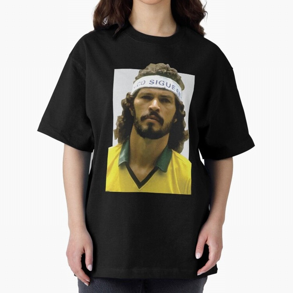 Scrates Football legend Oversized T-Shirt Support Your Favorite Stars during FIFA World Cup 2026 Group Stage Highlighting Cristiano Ronaldo, Haaland and CR7, Brazil Energy, Game Day Rituals, Football Legends, Country Pride and the Road to the