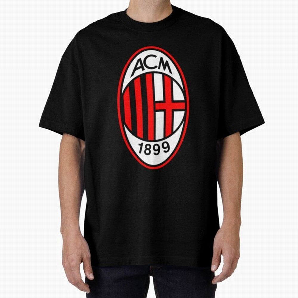 AC Milan Classic . Oversized T-Shirt Make Every Match About FIFA World Cup 2026 USA Canada Mexico for Fans of Neymar and Argentina, France and Brazil, Bringing Game Day Rituals, Football Legends, Country Pride and the Road to the Final; Great for