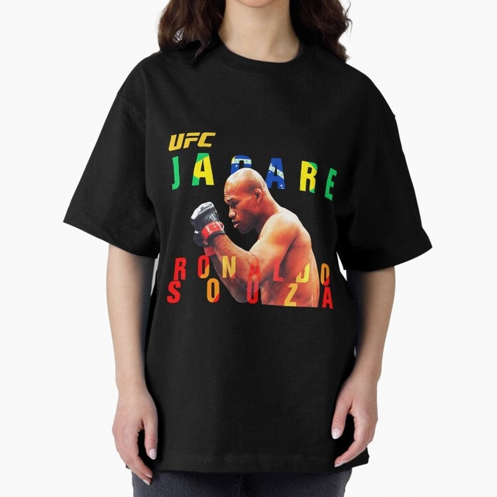 Ronaldo Jacare Souza MMA UFC 256 Oversized T-Shirt Create Match Day Hype around FIFA World Cup 2026, Messi, Neymar and Mbappe, Spain, Stadium Chants, National Pride, Trophy Dreams and Unforgettable Football Memories; Made for Die Hard Supporters,