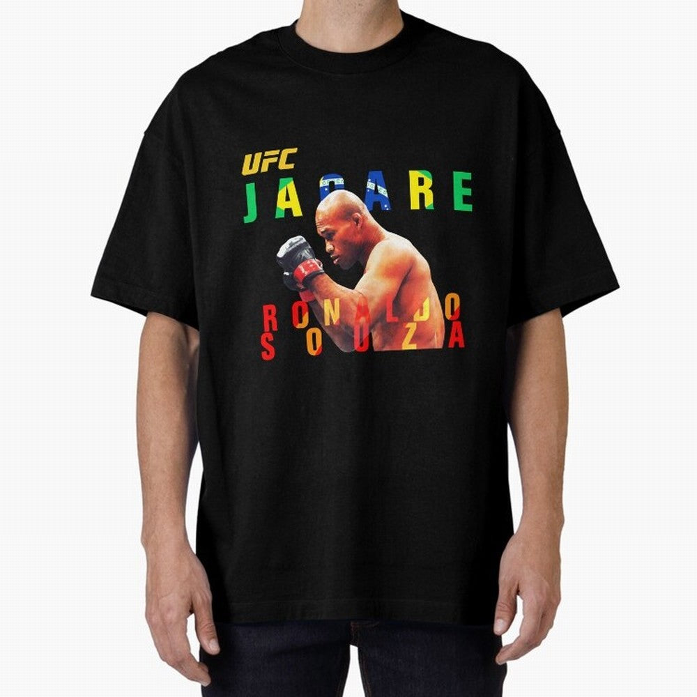 Ronaldo Jacare Souza MMA UFC 256 Oversized T-Shirt Create Match Day Hype around FIFA World Cup 2026, Messi, Neymar and Mbappe, Spain, Stadium Chants, National Pride, Trophy Dreams and Unforgettable Football Memories; Made for Die Hard Supporters,