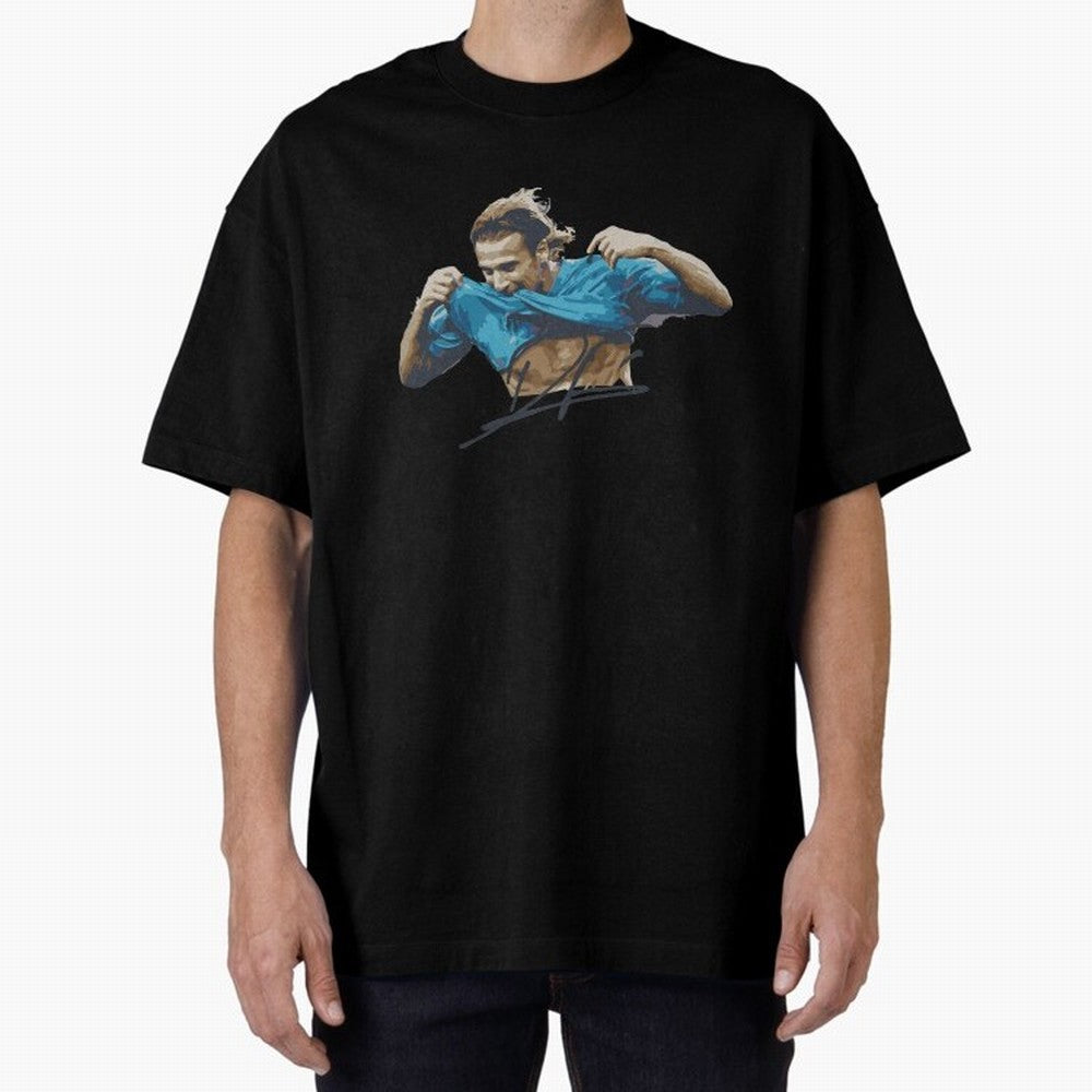 Diego Forlan Football Legends Oversized T-Shirt Feel FIFA World Cup 2026 Group Stage for Fans of Cristiano Ronaldo, Haaland and CR7 and Argentina and Brazil, Bringing Stadium Chants, National Pride, Trophy Dreams and Unforgettable Football