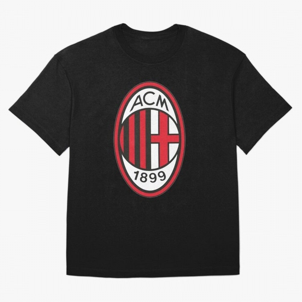 milan black n red Oversized T-Shirt Show Match Day Excitement for Match Day Hype around FIFA World Cup 2026, Mbappe and Neymar, Argentina and Brazil, Game Day Rituals, Football Legends, Country Pride and the Road to the Final; Great for Watch