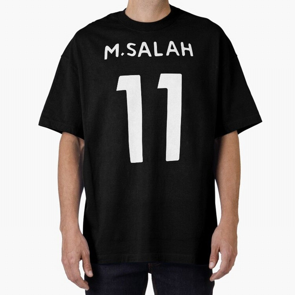 Mo Salah Oversized T-Shirt Remember Match Day Hype around FIFA World Cup 2026 Group Stage, Mbappe, Brazil, Vintage Soccer Flavor, Modern Football Stars, National Flags and Final Night Emotion; Ideal for Football Dads, Football Moms, Friends,