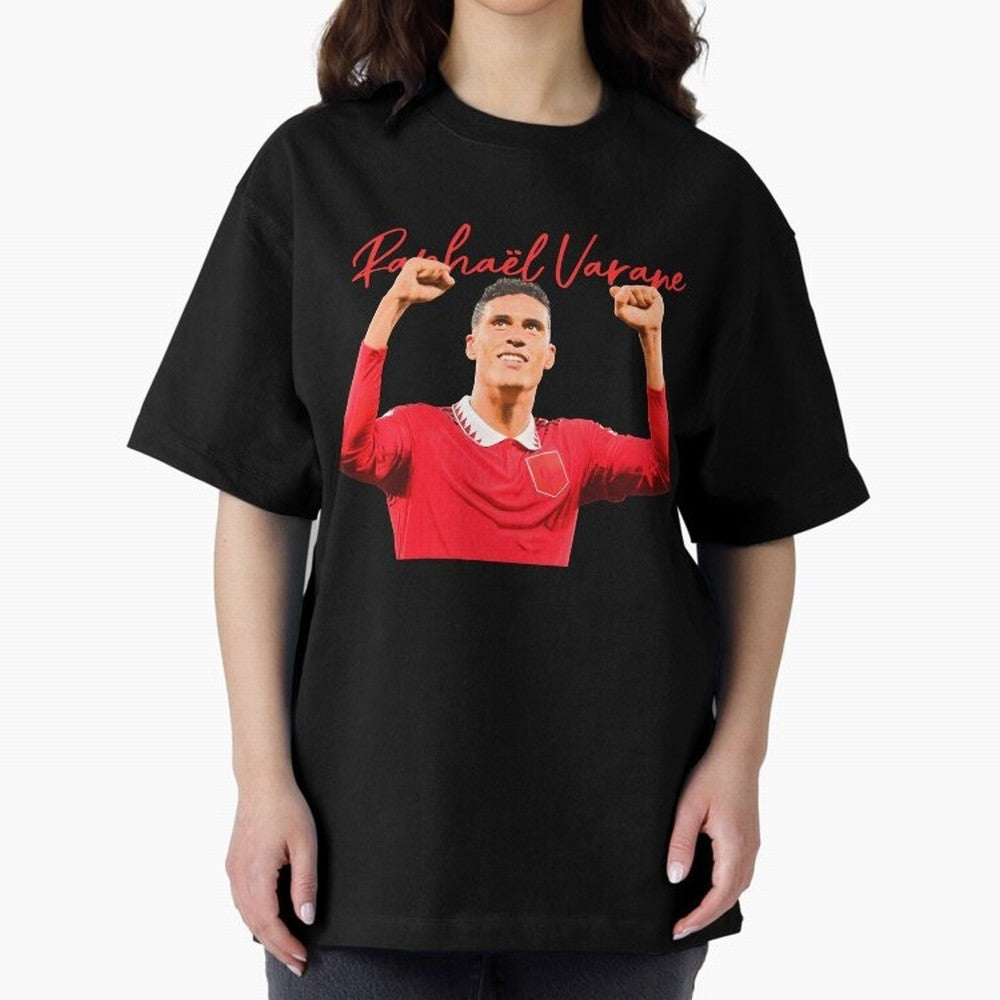 Rafael Varane Oversized T-Shirt Show Your Tournament Heart for Match Day Hype around FIFA World Cup 2026 Group Stage, Mbappe, England and Germany, Classic Soccer Heritage, Championship Pressure, Fan Loyalty and International Pride; Built for