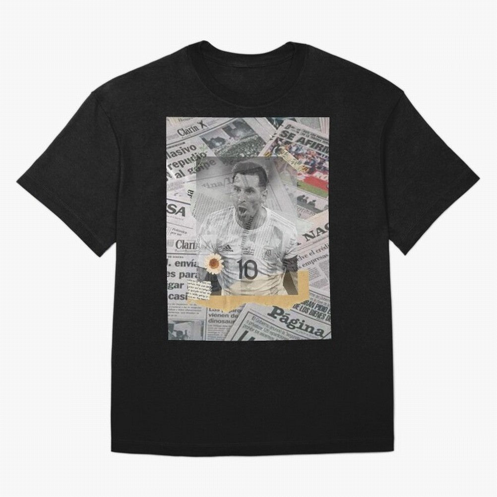 Lionel Messi The Greatest Oversized T-Shirt Celebrate Fan Culture around Match Day Hype around FIFA World Cup 2026, Messi and Cristiano Ronaldo, Netherlands, Global Supporter Spirit, Legendary Goals, National Colors and Tournament Celebration; Made