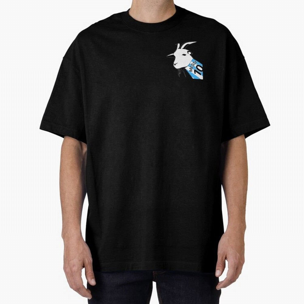 Messi Goat Classic T-Shirt Mark Global Football Passion for FIFA World Cup 2026 USA Canada Mexico, Highlighting Messi and Cristiano Ronaldo, Argentina, France and Brazil, Champion Mindset, Group Stage Buzz, Knockout Tension and Passionate Fan