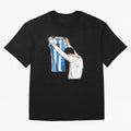 Art Messi Illustration Classic T-Shirt Fuel the Hype around the FIFA World Cup 2026 USA Canada Mexico Journey through Cristiano Ronaldo, Haaland and CR7 Highlights, Portugal, Spain and Germany Pride, Goal Celebration Energy, Supporter Heritage,