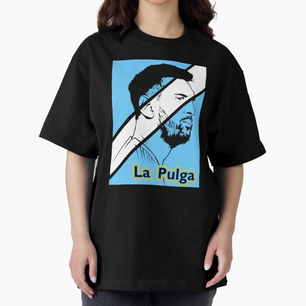 L Messi - Iconic Oversized T-Shirt Turn Up for FIFA World Cup 2026 Spirit, Celebrating Brazil, Portugal and Argentina, Neymar, Goal Celebration Energy, Supporter Heritage, Football Icons and Worldwide Tournament Joy; Made for Collectors Who Enjoy