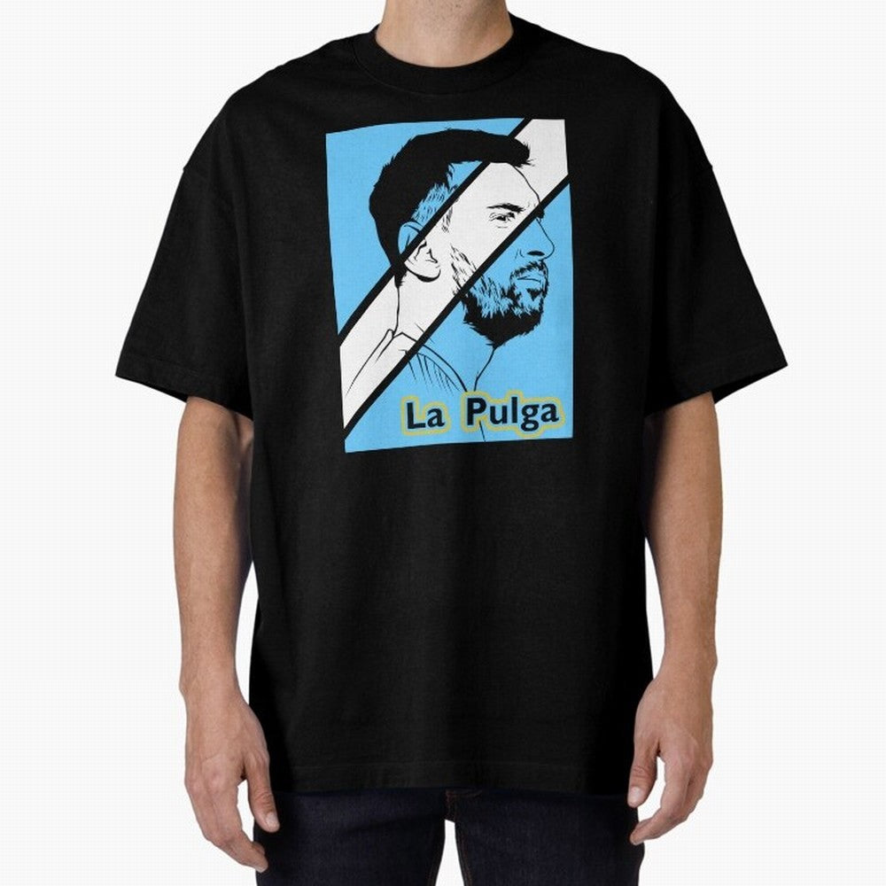 L Messi - Iconic Oversized T-Shirt Turn Up for FIFA World Cup 2026 Spirit, Celebrating Brazil, Portugal and Argentina, Neymar, Goal Celebration Energy, Supporter Heritage, Football Icons and Worldwide Tournament Joy; Made for Collectors Who Enjoy
