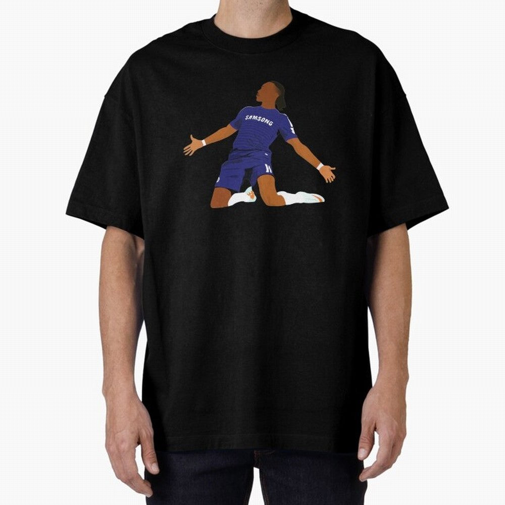 Drogba Classic T-Shirt Enjoy the Biggest Football Party of FIFA World Cup 2026 Group Stage Featuring Messi, Neymar and Mbappe, England, France and Netherlands Energy, Match Day Excitement, Supporter Culture, Golden Goals and Global Football