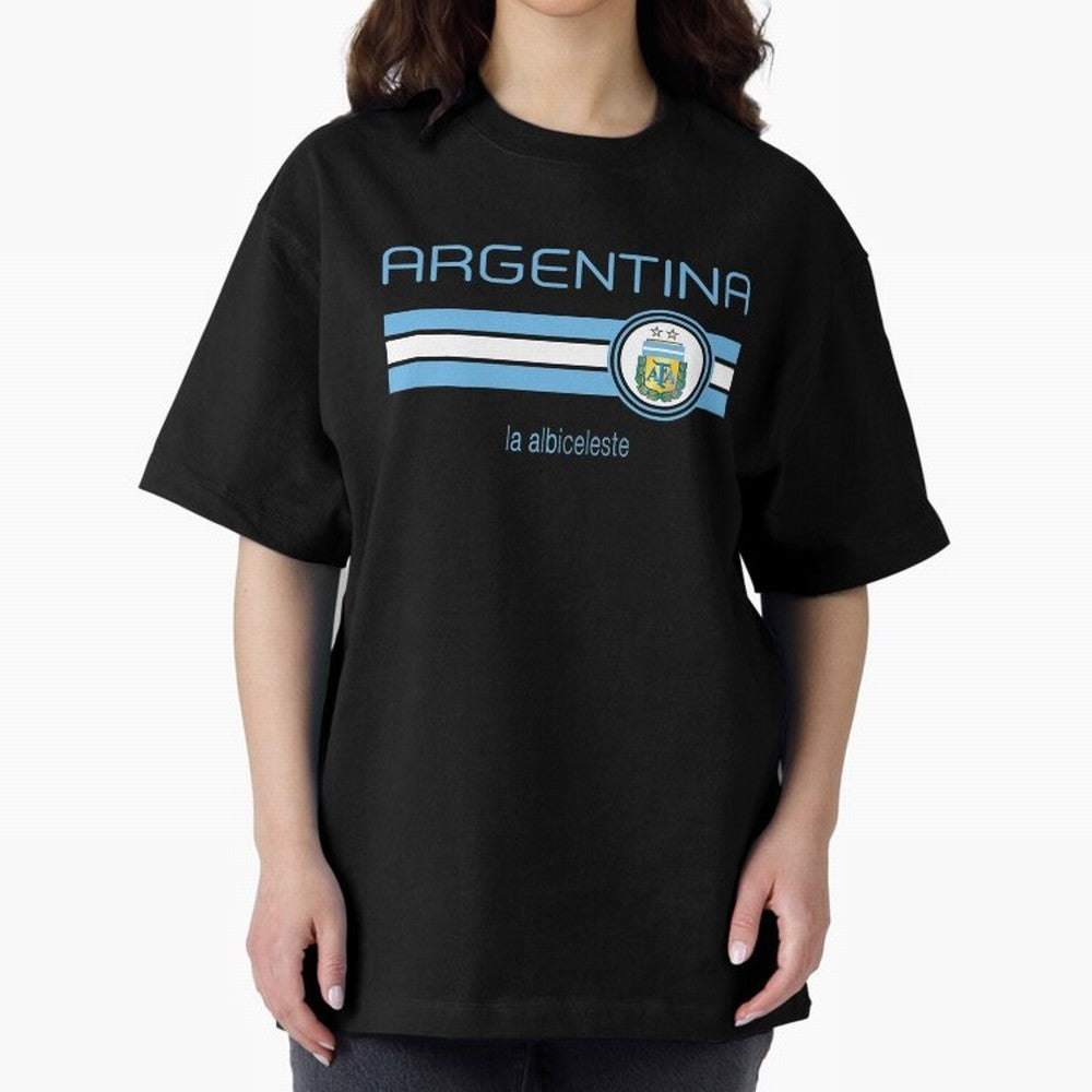 Football Argentina Classic T-Shirt Feel the Heartbeat of FIFA World Cup 2026 USA Canada Mexico Highlighting CR7, England, France and Netherlands Energy, Championship Spirit, Famous Goals, Roaring Crowds and International Football Unity; Perfect for