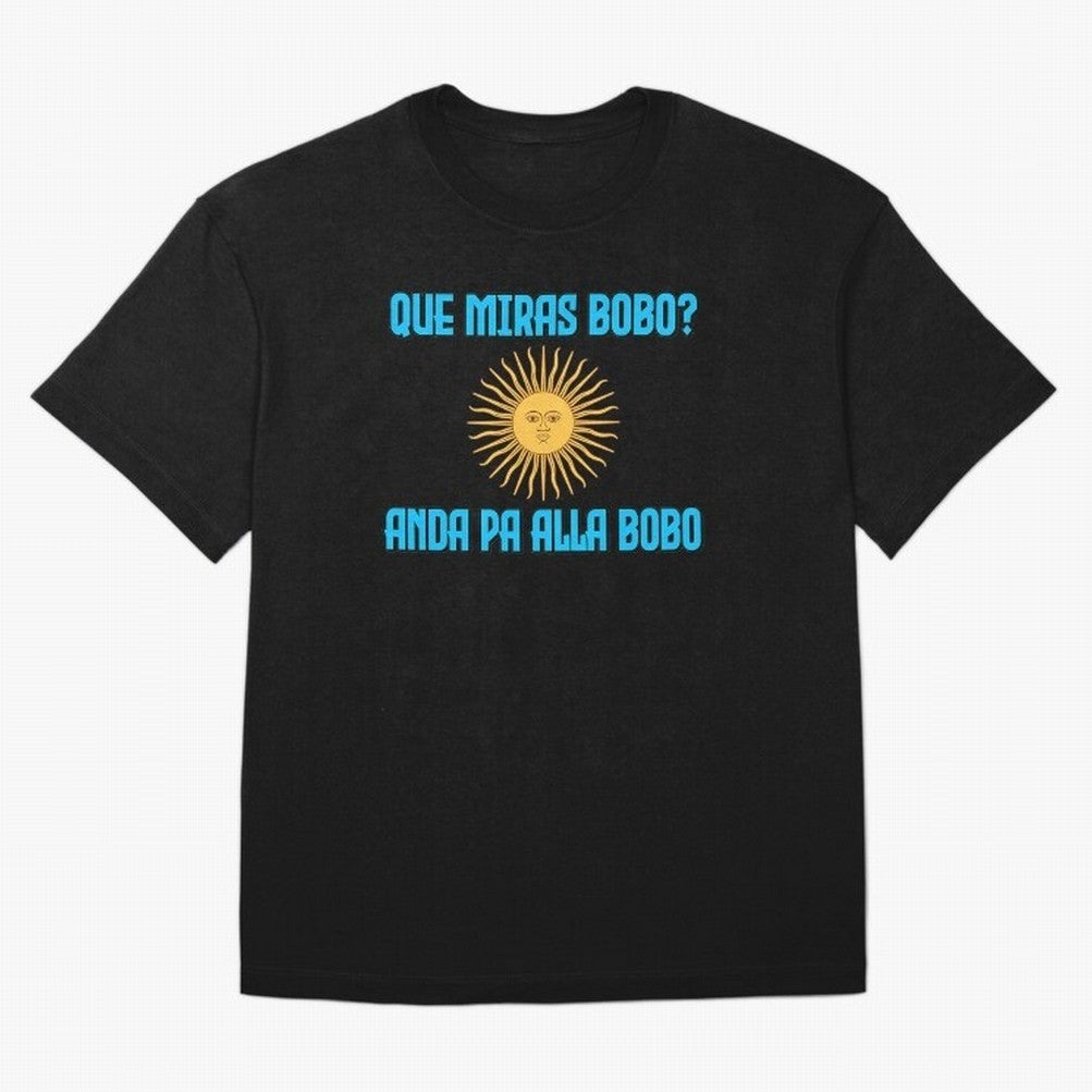 Que Miras Bobo Messi Argentina Flag Classic T-Shirt Bring Supporter Culture to the FIFA World Cup 2026 USA Canada Mexico Journey through Messi Highlights, Spain Pride, Football History, Final Match Energy, Crowd Noise and Once in a Lifetime