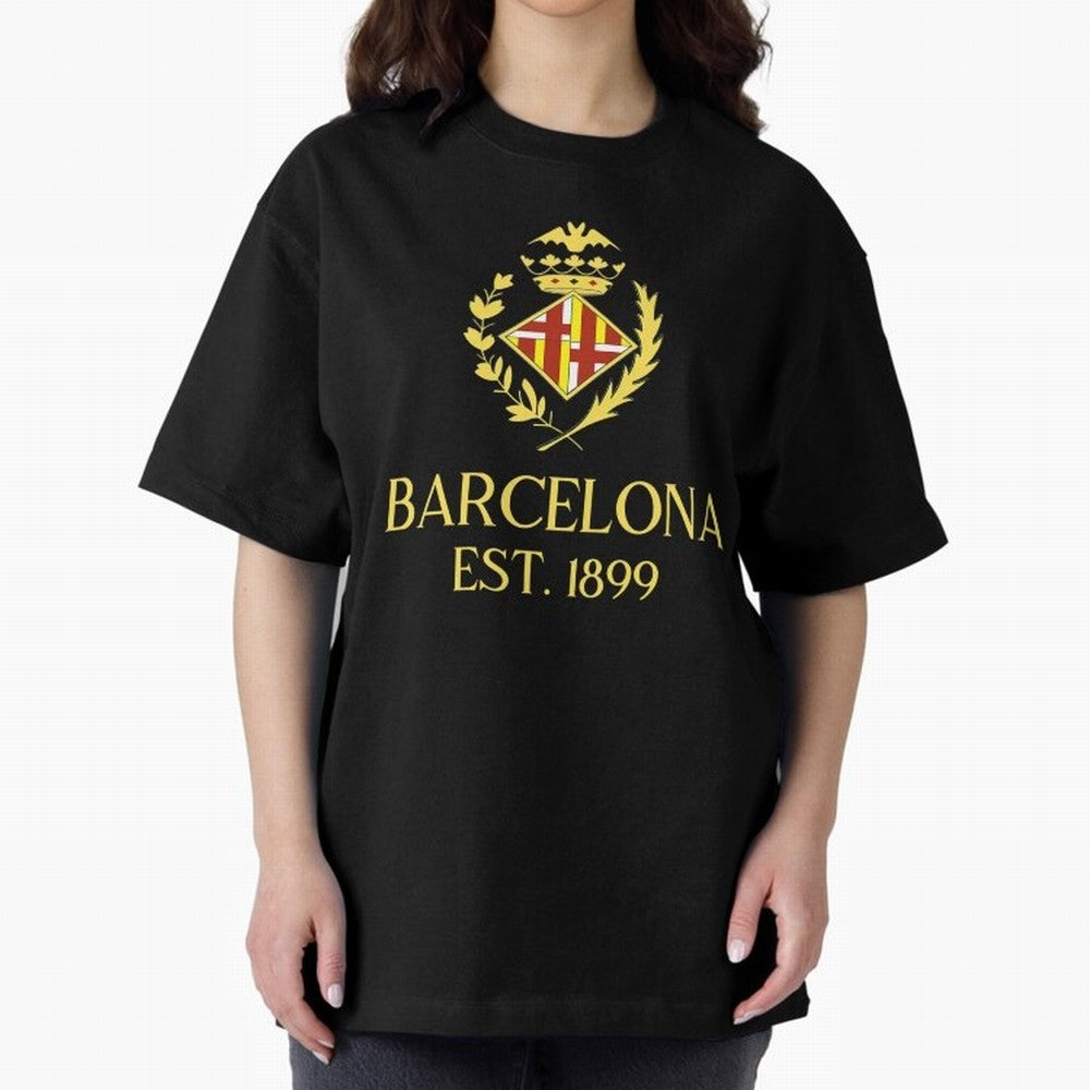Barcelona Classic T-Shirt Show Up for the Glory of Global Football Passion for FIFA World Cup 2026 Group Stage, with Messi and Cristiano Ronaldo, Portugal, Spain and Germany, Classic Soccer Heritage, Championship Pressure, Fan Loyalty and