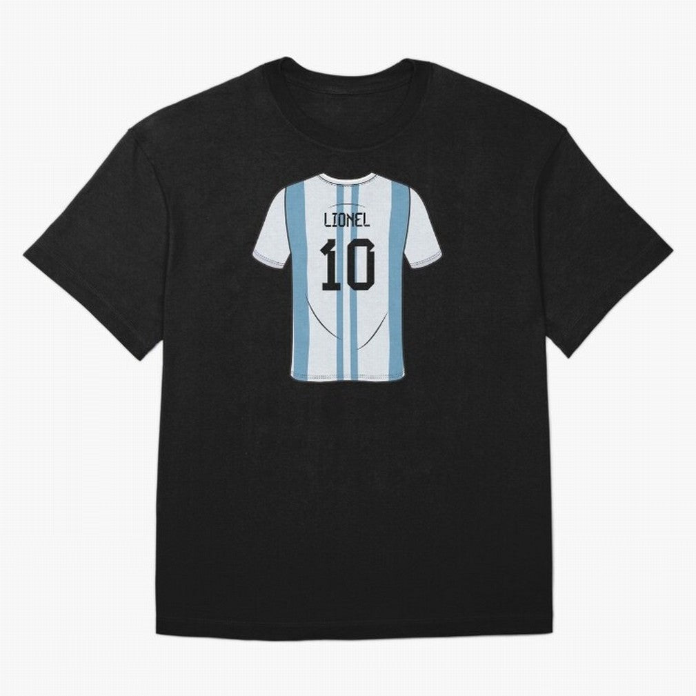 LeoMessi Jersey Illustration 2022 Oversized T-Shirt Bring Retro Soccer Energy to FIFA World Cup 2026 Group Stage Filled with Cristiano Ronaldo, Haaland and CR7, England, France and Netherlands Energy, Football Festival Excitement, Trophy Ambitions,