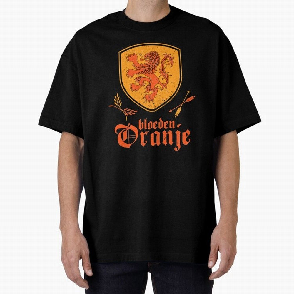 Netherlands Bleed Oranje Classic T-Shirt Create Global Football Passion for FIFA World Cup 2026 USA Canada Mexico, Highlighting Cristiano Ronaldo, France and Portugal, Retro Football Energy, Iconic Rivalries, Trophy Chase Drama and Stadium